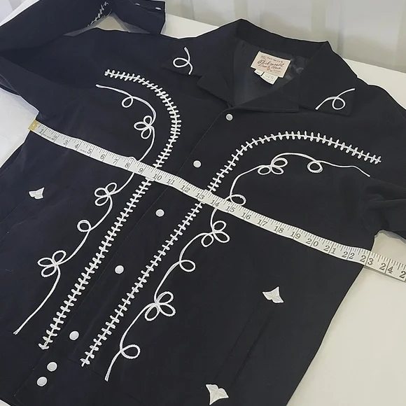 Rockmount Ranch Wear Tru-West Mens Rockabilly Embroidered Jacket Size XL Western - Picture 7 of 9